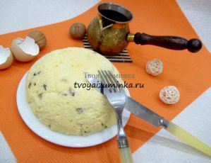 Диетический творожный пудинг на пару, рецепт с фото