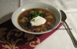 Грибной суп из сушеных грибов — самый вкусный рецепт